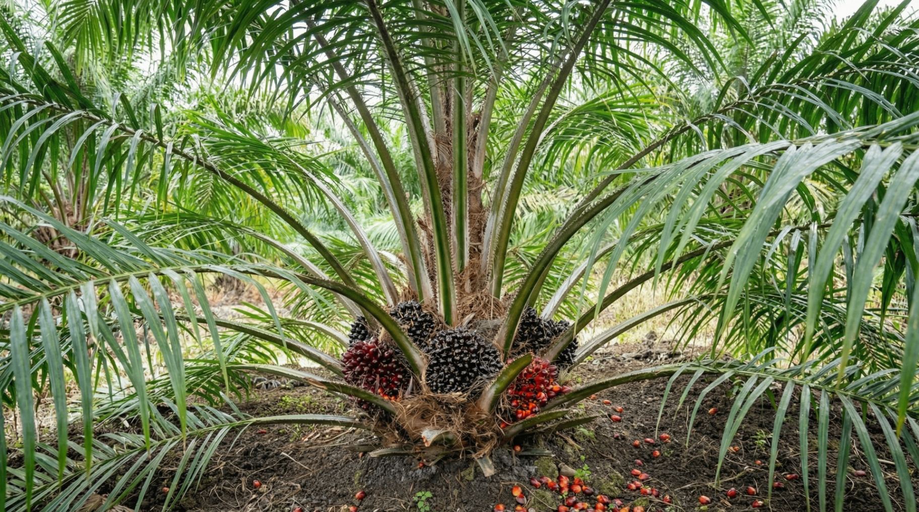 Plantation TerraPalm en production visitée par l'équipe AgriCapital et des propriétaires fonciers
